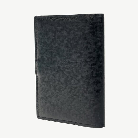 Tiffany & Co. Black Grained-Leather Snap-Closure Passport Cover - Picture 4 of 8